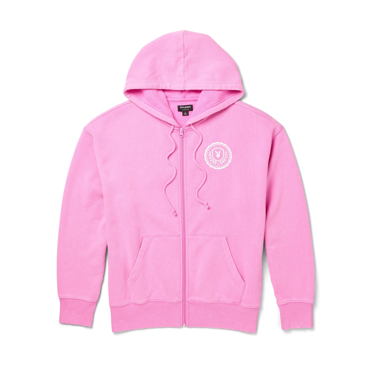 Women's Playboy University Zip Up Hoodie 7 Women's Playboy University Zip Up Hoodie - Image 5