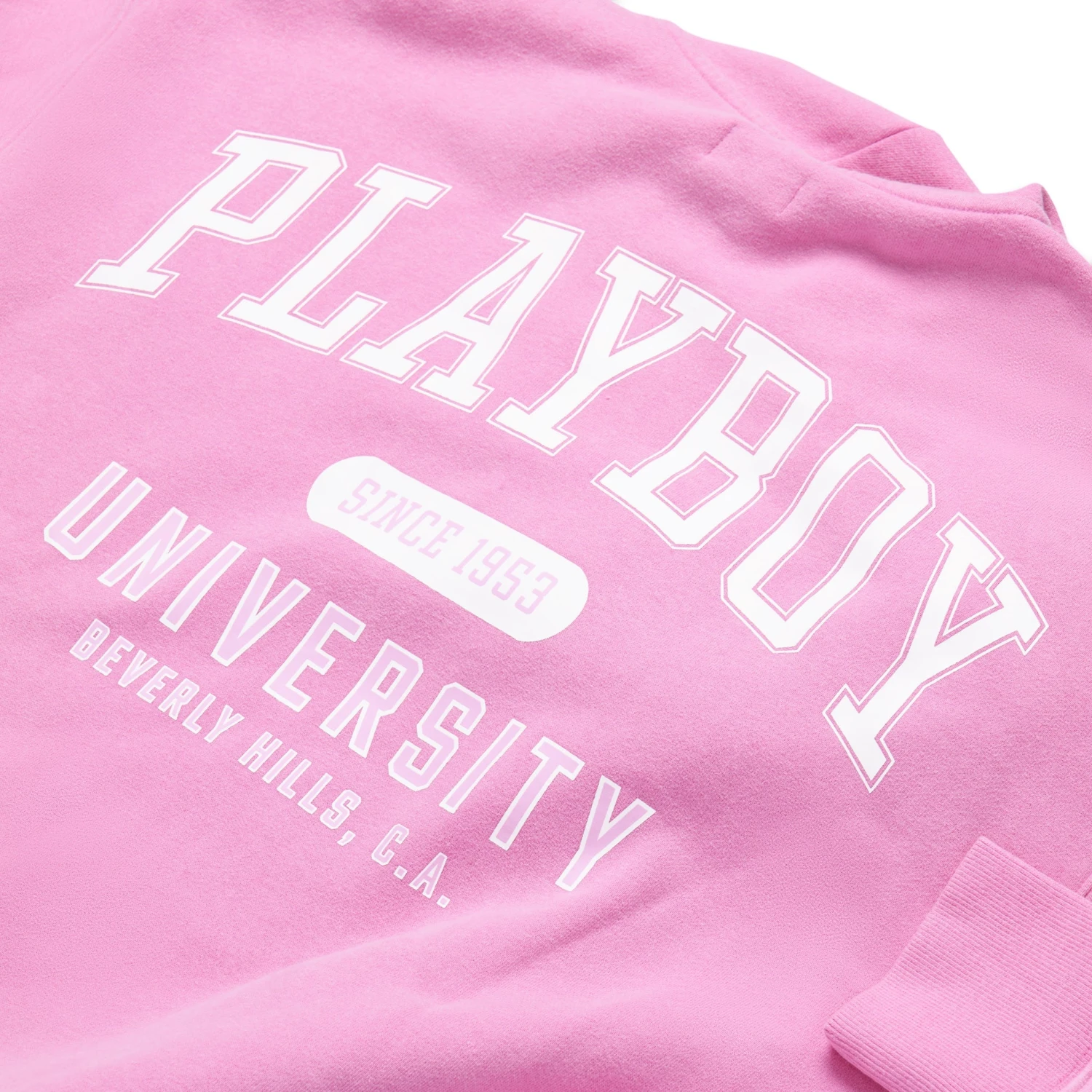 Women's Playboy University Zip Up Hoodie 6 Women's Playboy University Zip Up Hoodie - Image 4