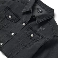 JANUARY 1986 ANDY WARHOL COVER JACKET -Fashion Clothing Store Playboy Cropped Trucker Grey 03 f145aedf 1846 4a9a a789 54e618732ee1