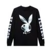 Foil Rabbit Head Long Sleeve -Fashion Clothing Store Playboy Foil LS Blk 01 7cc2a72e 7212 45fc 9002 a06f62bde0d2