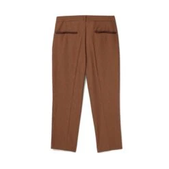Men's Houndstooth Trouser -Fashion Clothing Store Playboy Houndstooth Wool Trouser Brown 02