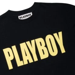 Men's Impact T-Shirt -Fashion Clothing Store Playboy Impact Tee Black 03 0f59f867 0498 4a8f 8c69 2eb372150b89