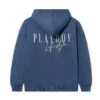 Lifestyle Zip-Up Hoodie 1 Lifestyle Zip-Up Hoodie -Fashion Clothing Store Playboy Lifestyle Zip Through Hoodie Lt Blue 02 0e6cc450 faea 401c 9aab e617ac0bec81