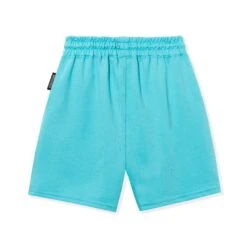 Logo Boyfriend Short -Fashion Clothing Store Playboy Logo Boyfriend Shorts Lt Blue 02