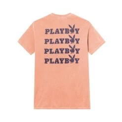 Playboy Peach Graphic T-Shirt