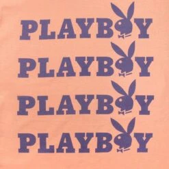 Playboy Peach Graphic T-Shirt 8 Playboy Peach Graphic T-Shirt -Fashion Clothing Store Playboy Masthead RabbitHead Tee Pink 04 2162b8b9 b16c 4327 99e3 6e9096f87380