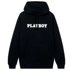 Masthead Hoodie -Fashion Clothing Store Playboy Masthead Men Hoodie Black 1 2a67c20c 3044 46ca 99fe c37daba92198