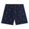 Repeating Rabbit Head Lounge Shorts -Fashion Clothing Store Playboy MavrickBoxerShorts BlueRed 0