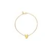 Bunny Chain Bracelet Gold -Fashion Clothing Store Playboy Precious Bunny Chain Silder Bracelt Gold 001