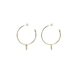 Bunny Hoops -Fashion Clothing Store Playboy Precious Bunny Hoop gold 02