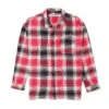 Men's Script Flannel -Fashion Clothing Store Playboy Premier Flannel Red 001