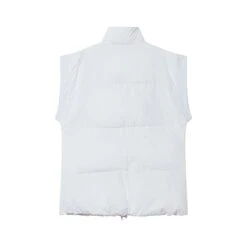 Women's Puffer Vest -Fashion Clothing Store Playboy Puffer VestWhite 02