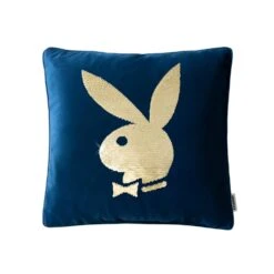 Rabbit Head Sequin Pillow -Fashion Clothing Store Playboy Rabbitheadpillow Blue 0 1974d4f6 bc96 4482 915c 600a776672bc