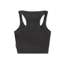 Classic Cropped Racer Tank -Fashion Clothing Store Playboy Racer Crop Top Black 02 e339b1ec 9617 427d a1a4 b5fac31a2b97