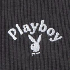 Classic Cropped Racer Tank -Fashion Clothing Store Playboy Racer Crop Top Black 03 9fbdfe26 1544 4c89 926c 30b1e5c4b860