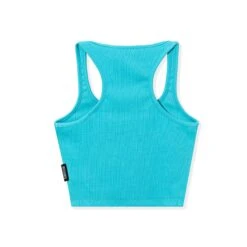 Classic Cropped Racer Tank -Fashion Clothing Store Playboy Racer Crop Top Blue 02 71fa648b 9b8a 4e09 8480 0379cbbbe92e