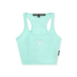 Classic Cropped Racer Tank -Fashion Clothing Store Playboy Racer Crop Top Mint 01 65697846 3d2c 4c1f bd08 a2691350cc85