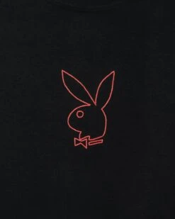 Color-Block Long Sleeve T-Shirt -Fashion Clothing Store Playboy RainbowMastheadLongSleeve Black 4 8cf7e446 c870 44cc bb86 a24d270661d3