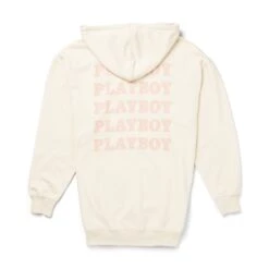 Women's Repeat Print Hoodie Dress -Fashion Clothing Store Playboy Repeat Print HoodyDress 002