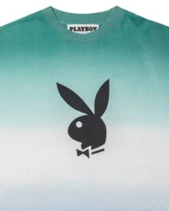 Men's Rabbit Head Ombre T-Shirt -Fashion Clothing Store Playboy RisingGradient Tee Blue 03 d9050719 92b9 4adc aefd cd2744491736