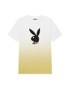 Men's Rabbit Head Ombre T-Shirt -Fashion Clothing Store Playboy RisingGradient Tee Wht Yllw 02 9aade99b 7f68 466d bb21 79dc108d3551