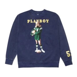 September 1967 Cover Crewneck -Fashion Clothing Store Playboy September 1967 Distressed Crewneck Navy 01 a0973142 1e35 4e19 8cb1 1cf15e8f62c2