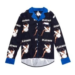 Soulland October 1971 Playboy Long Sleeve Camp Shirt