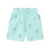 Rabbit Head Boyfriend Short -Fashion Clothing Store Playboy Sports Tonal AOP Boyfreind Short 01