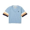 Women's Lake V-Neck -Fashion Clothing Store Playboy V Neck Trim T Shirt Blue 01 75a15b95 f60f 40bf aa24 f68a16c86ba0