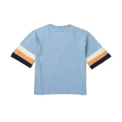 Women's Lake V-Neck -Fashion Clothing Store Playboy V Neck Trim T Shirt Blue 02 0d8ee8d0 02d8 4733 9d5b df5ab18c0286