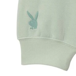 Women's Classic Crewneck -Fashion Clothing Store Playboy Womens Classic Crewneck Mint Green 04