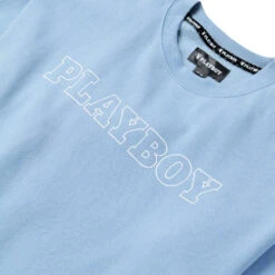 Women's Masthead Crewneck -Fashion Clothing Store Playboy Womens Masthead Crewneck Blue 03