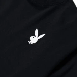 Women's Masthead Crewneck Sweatshirt -Fashion Clothing Store Playboy Womens Masthead Crewneck Sweatshirt Black 03 13d3b567 38bf 4a89 aed3 cd187a392a9d