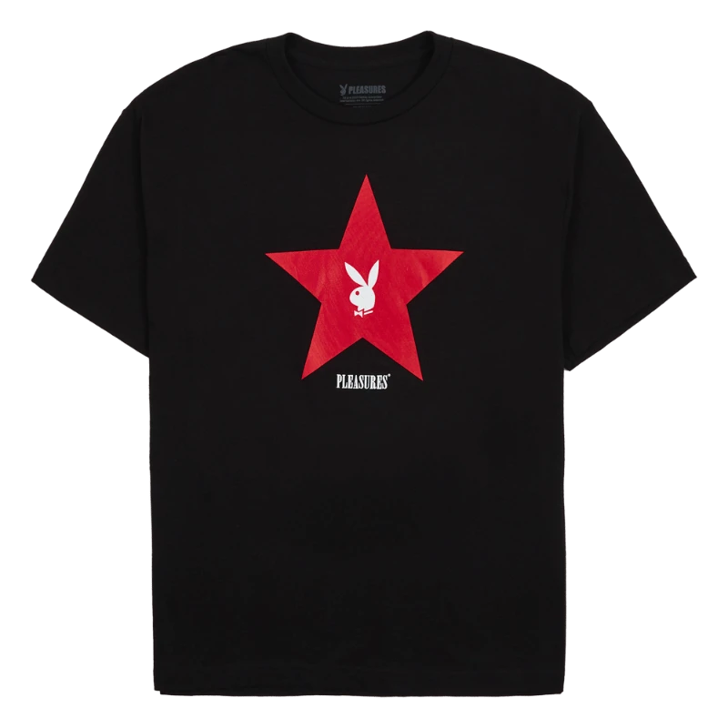 Playboy X Pleasures Connect T-Shirt Black 5 Playboy X Pleasures Connect T-Shirt Black - Image 3