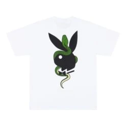 Playboy X The Great Frog T-Shirt -Fashion Clothing Store PlayboyxTGFEntwinedT shirtWhiteBack