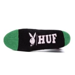 Playboy X HUF Rabbit Head Crew Socks -Fashion Clothing Store RABBIT HEAD CREW SOCK BLACK SK00682 BLACK 02