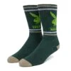 Playboy X HUF Rabbit Head Crew Socks -Fashion Clothing Store RABBIT HEAD CREW SOCK FOREST GREEN SK00682 FOGRN 01 4ef41fa2 66f2 4236 bbcc b10c01e10cef