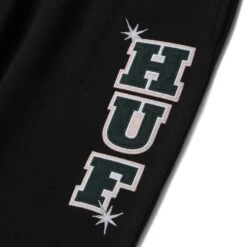 Playboy X HUF Rabbit Head Sweatpants -Fashion Clothing Store RABBIT HEAD FLEECE PANT BLACK PT00233 BLACK 02