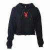 Tokyo Rabbit Head Cropped Hoodie Black -Fashion Clothing Store RabbitHeadcrophoodBlack 90bed373 9fe1 41fe 8c47 77fabc529619
