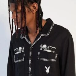 Locals Only Long Sleeve Black Tee -Fashion Clothing Store locals only long sleeve black tee angle