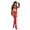 Playboy Buckaroo Cowgirl - 5pcs Set -Fashion Clothing Store playboy buckaroo cowgirl front