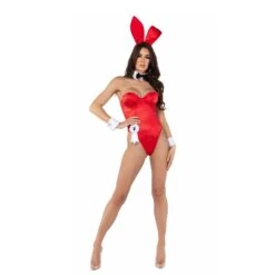 Playboy Bunny - 8pcs Set -Fashion Clothing Store playboy bunny costume red front