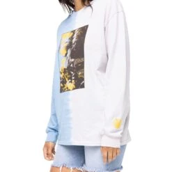 February 2019 Playmate Megan Moore Dip-Dye Long Sleeve -Fashion Clothing Store playboy dip dye long sleeve february 2019 cover v01229