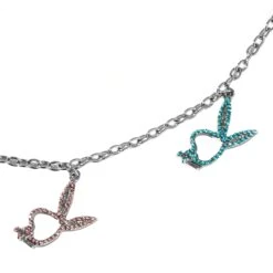 Multi-Rabbit Head Necklace -Fashion Clothing Store playboy multi rabbit head necklace 3