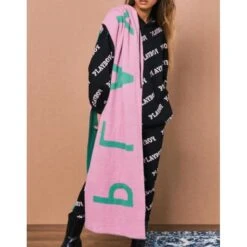 Women's Knit Logo Scarf -Fashion Clothing Store playboy womens knit logo scarf green