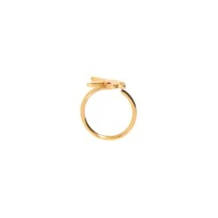 Rabbit Head Nose Ring -Fashion Clothing Store rabbit head nose ring gold 2
