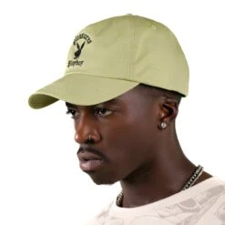Playboy X Pleasures Invite Strapback Hat -Fashion Clothing Store strapback hat green 02